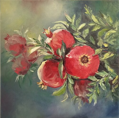 Les grenades von Mehri GULIYEVA MOGHADAM, Malerei kaufen auf Singulart