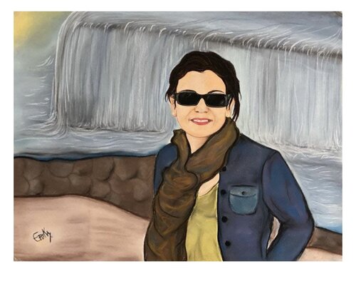 Retrato van Erika Escribano Martinez, Tekening te koop op Singulart