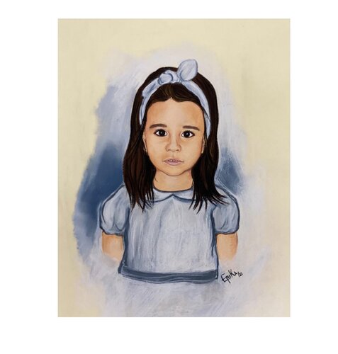 Retrato van Erika Escribano Martinez, Tekening te koop op Singulart