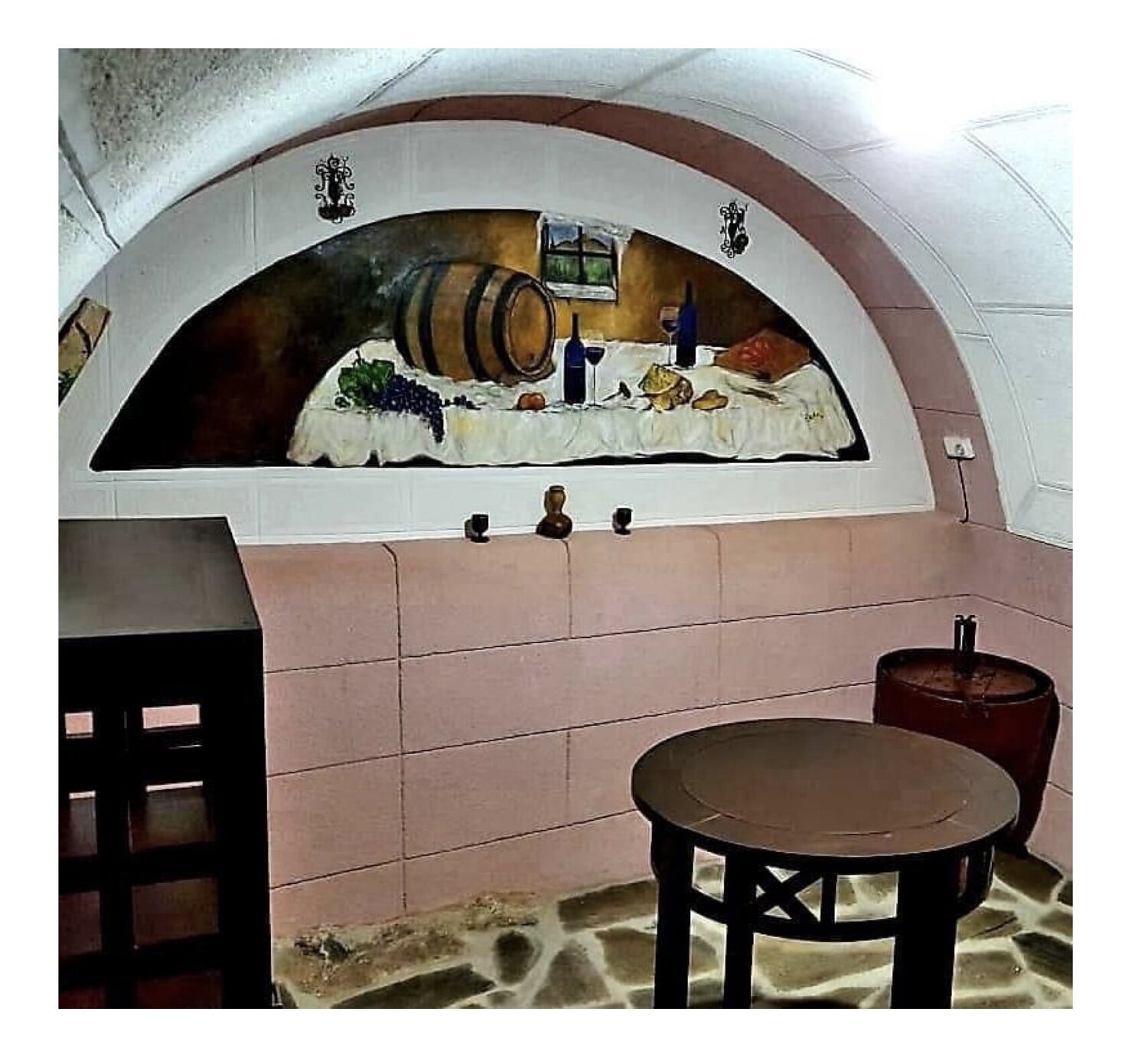 Bodegón enmarcado en estuco de sillería Erika Escribano Martinez Originalgemälde zu verkaufen