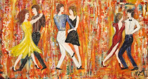 Let´s Dance von Helga Legath, Malerei kaufen auf Singulart