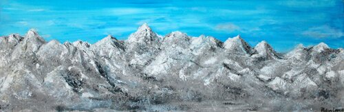 Bergwelt by Helga Legath, Painting for Sale on Singulart