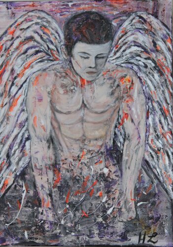 Angel di Helga Legath, Pittura in vendita su Singulart