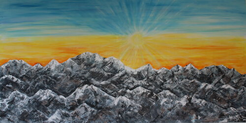 Berglandschaft von Helga Legath, Malerei kaufen auf Singulart