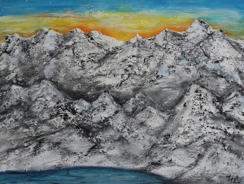 Berge von Helga Legath, Malerei kaufen auf Singulart