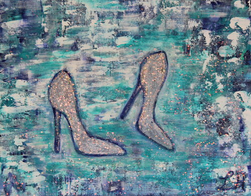Tanz Schuhe von Helga Legath, Malerei kaufen auf Singulart