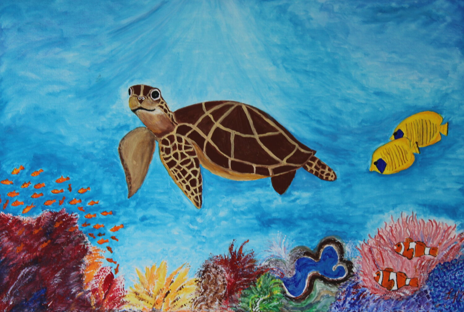 Meeresschildkröte Helga Legath