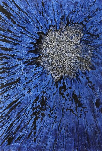 Tafelbild 3315; 26,7 x 18 x 0,8 cm, Multiplex-Schichtholzplatte van Volker W. Hamann, Schilderij te koop op Singulart