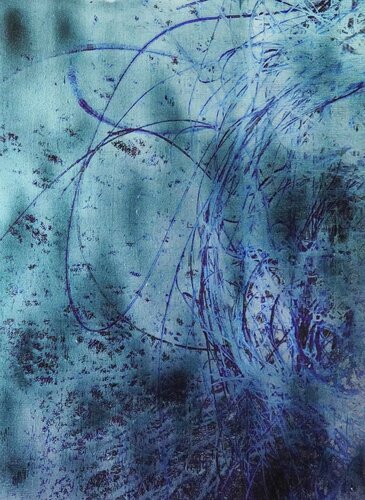 HONOGRAPH-TAFELBILD 3612; Mischtechnik auf Schichtholzplatte di Volker W. Hamann, Altri media in vendita su Singulart