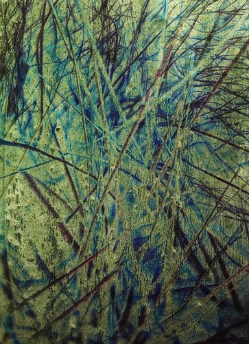 HONOGRAPH-TAFELBILD 3806; Mischtechnik auf Schichtholzplatte von Volker W. Hamann, Andere Medien kaufen auf Singulart