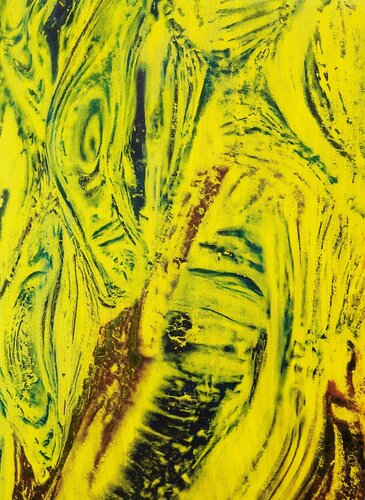 Tafelbild 3999; 25 x 18 x 1,2 cm, Schichtholzplatte von Volker W. Hamann, Malerei kaufen auf Singulart
