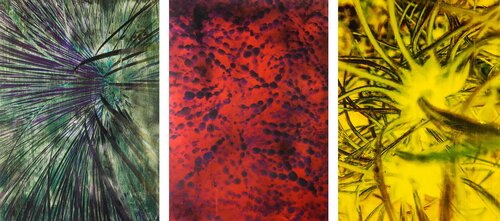 TAFELBILDER 4262 + 4267 + 4272 (3 Exemplare je 25 x 18 X 1 cm) de Volker W. Hamann, Otros medios a la venta en Singulart