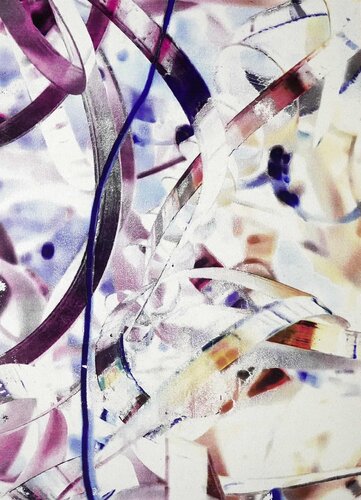 HONOGRAPH-TAFELBILD 4349; Mischtechnik auf Schichtholzplatte by Volker W. Hamann, Other Media for Sale on Singulart