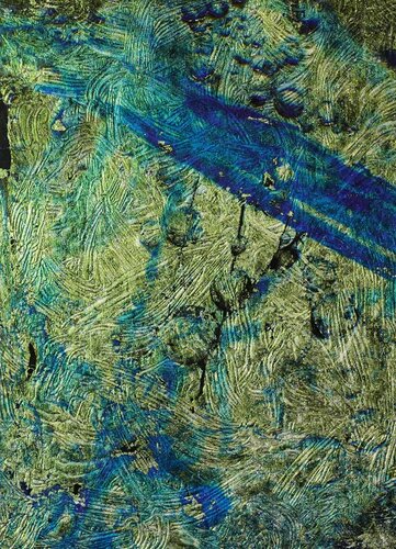 Honograph Tafelbild 4878; 25 x 18 x 0,8 cm, Schichtholzplatte, Pigmente, Acryl von Volker W. Hamann, Malerei kaufen auf Singulart