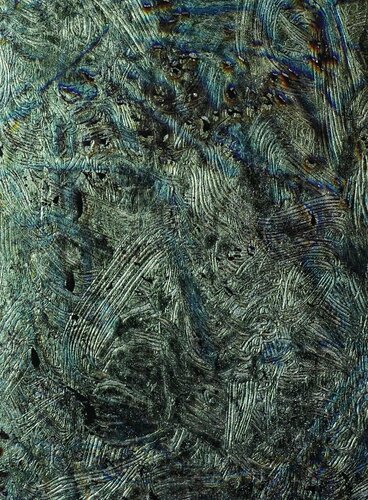 Honograph Tafelbild 4896; 25 x 18 x 0,8 cm, Schichtholzplatte, Pigmente, Acryl di Volker W. Hamann, Pittura in vendita su Singulart