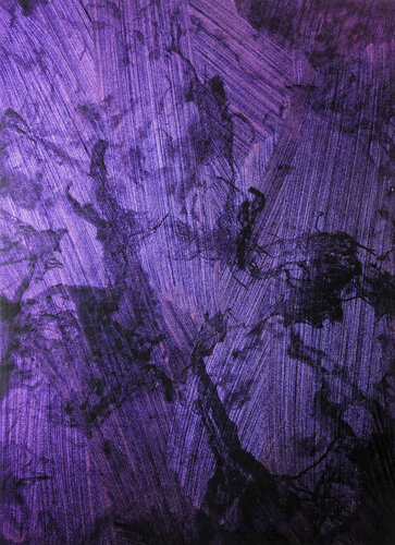 Honograph Tafelbild APHRODITE´S MIST  5610/640/S; 25 x 18 x 0,8 cm, Schichtholzplatte, Pigmente, Acryl by Volker W. Hamann, Painting for Sale on Singulart