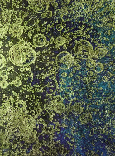 Honograph Tafelbild´ 5739; 25 x 18 x 0,6 cm, Schichtholzplatte, Pigmente, Acryl von Volker W. Hamann, Malerei kaufen auf Singulart