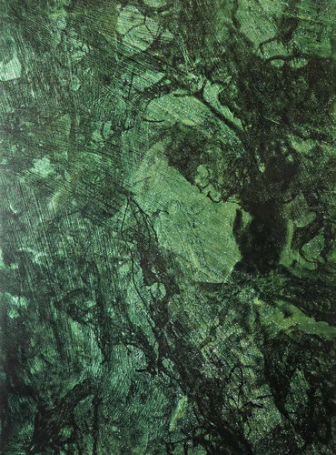 Honograph Tafelbild APHRODITE´S MIST 5704/812/622/S; 25 x 18 x 0,6 cm, Schichtholzplatte, Pigmente, Acryl by Volker W. Hamann, Painting for Sale on Singulart