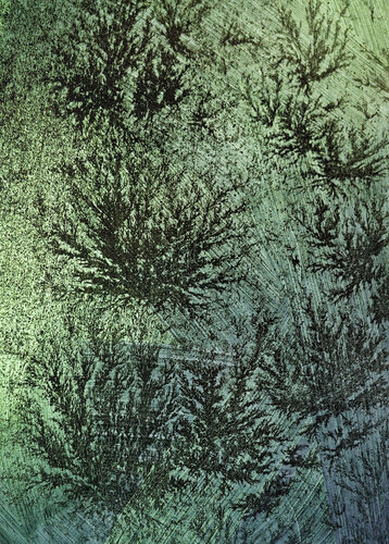 Honograph Tafelbild´ 5929/620/S; 25 x 18 x 0,8 cm, Schichtholzplatte, Pigmente, Acryl di Volker W. Hamann, Pittura in vendita su Singulart