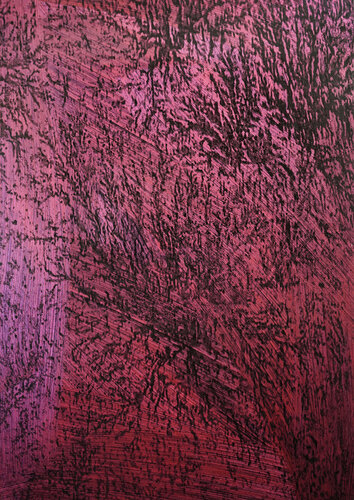 Honograph Tafelbild´ 5940/642/S; 25 x 18 x 0,8 cm, Schichtholzplatte, Pigmente, Acryl di Volker W. Hamann, Pittura in vendita su Singulart
