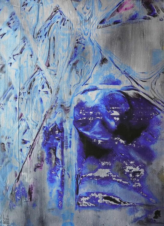 Honograph Tafelbild 4402; 25 x 18 x 0,8 cm, Schichtholzplatte Volker W. Hamann