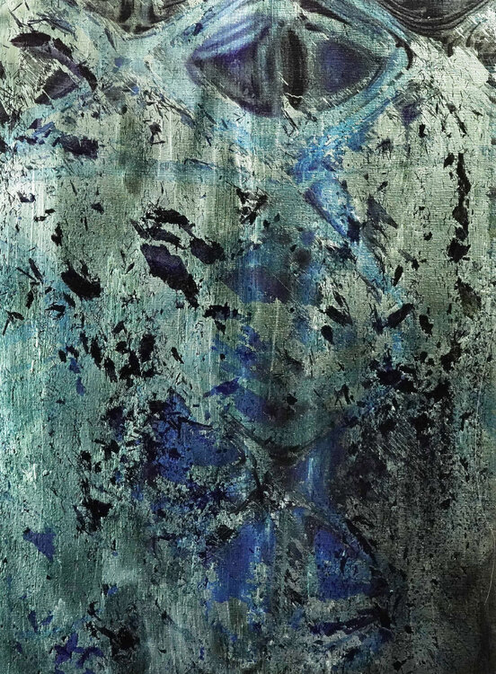 Honograph Tafelbild´ 3692; 25 x 18 x 1 cm, Schichtholzplatte, Pigmente, Acryl Volker W. Hamann