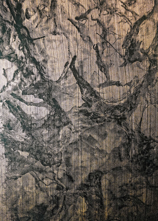 Honograph Tafelbild APHRODITE´S MIST 5911/654/S; 25 x 18 x 0,8 cm, Schichtholzplatte, Pigmente, Acryl Volker W. Hamann