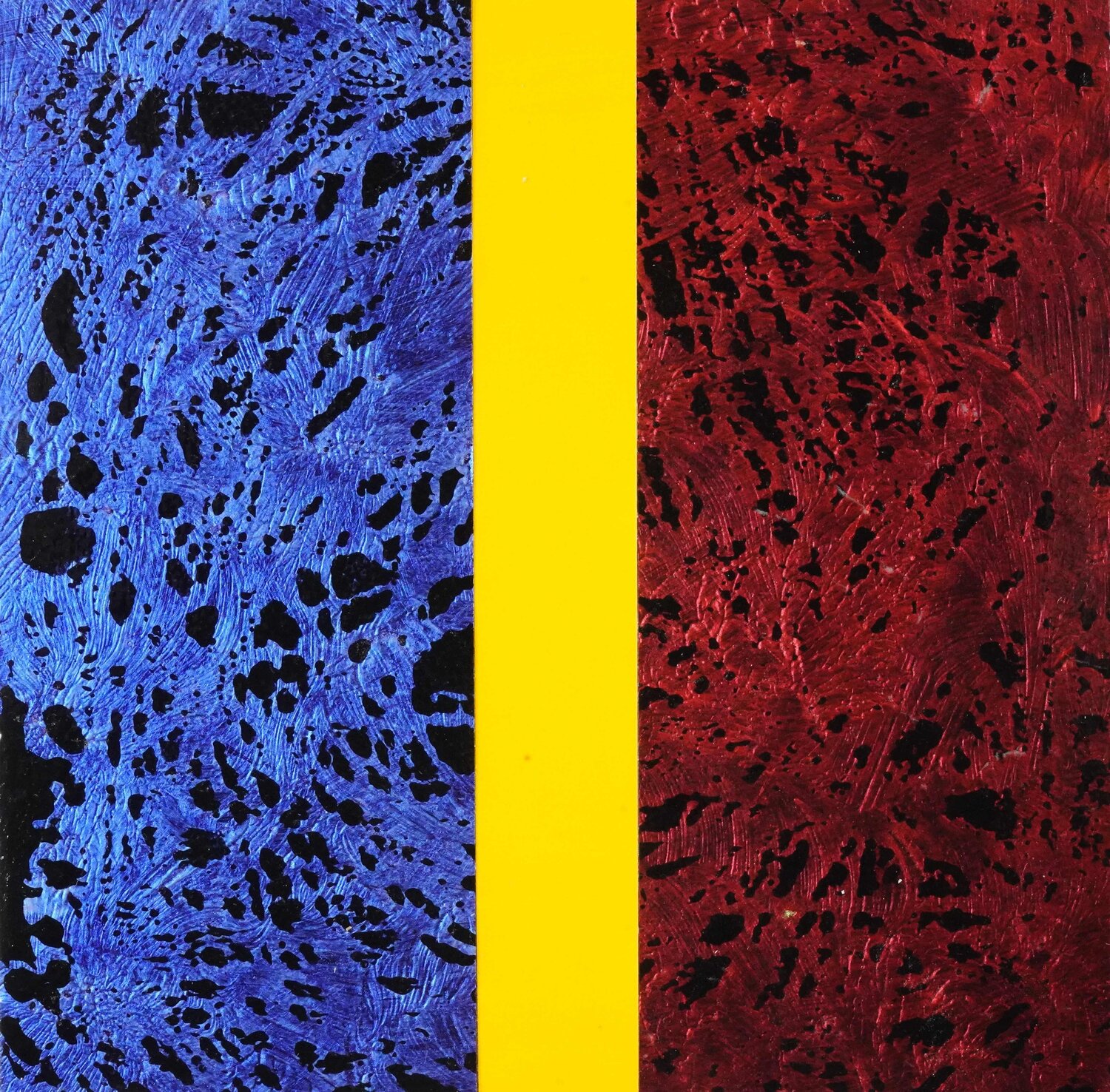 Tafelbild 4522; 18 x 18 x 1 cm, Multiplex-Schichtholzplatte Volker W. Hamann Originalgemälde zu verkaufen