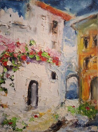 Somewhere in Greece van Diyana Belova, Schilderij te koop op Singulart