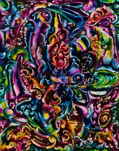 Lemuria van Anan Thathamma, Schilderij te koop op Singulart