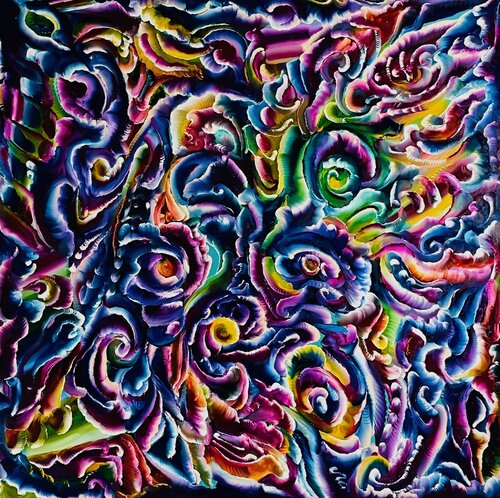 Lotus Sutra van Anan Thathamma, Schilderij te koop op Singulart