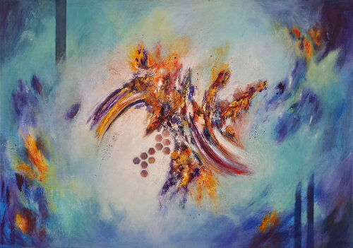 Effervescence di Aurélie ROCHETA, Pittura in vendita su Singulart