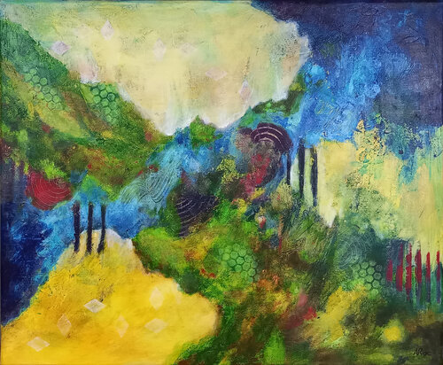 Paestum von Aurélie ROCHETA, Malerei kaufen auf Singulart