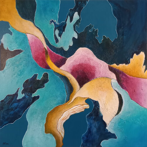 Epanouissement by Aurélie ROCHETA, Painting for Sale on Singulart