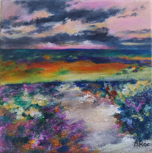 Crépuscule par Aurélie ROCHETA, Peinture en vente sur Singulart