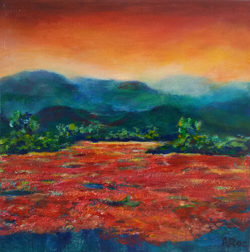 Coquelicots von Aurélie ROCHETA, Malerei kaufen auf Singulart