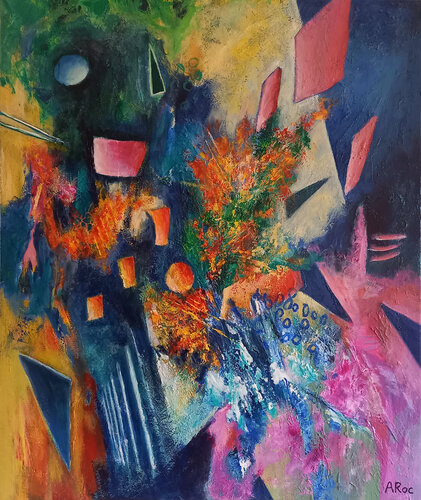 Vibrations di Aurélie ROCHETA, Pittura in vendita su Singulart