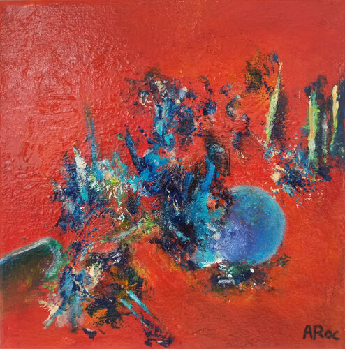 Cosmos par Aurélie ROCHETA, Peinture en vente sur Singulart