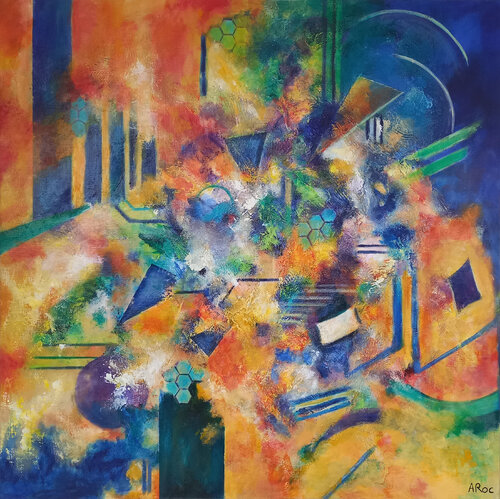 Data Vortex di Aurélie ROCHETA, Pittura in vendita su Singulart