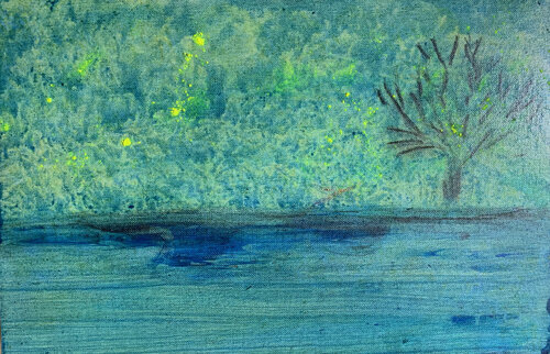 REVERIE van marie anne Baron, Schilderij te koop op Singulart