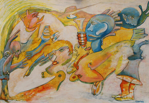 Just saved par Eric & Mitja Zilverberg, Peinture en vente sur Singulart