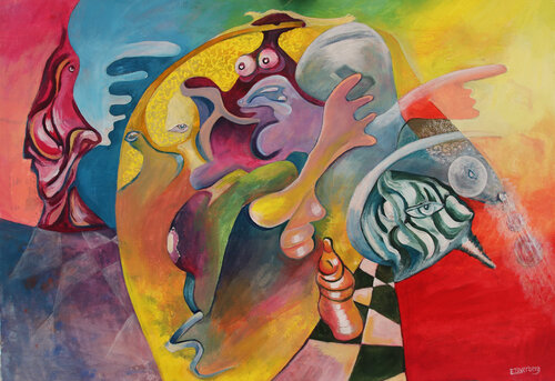 It's your turn par Eric & Mitja Zilverberg, Peinture en vente sur Singulart