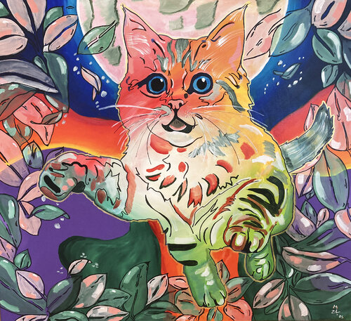 Jump to Freedom I par Eric & Mitja Zilverberg, Peinture en vente sur Singulart