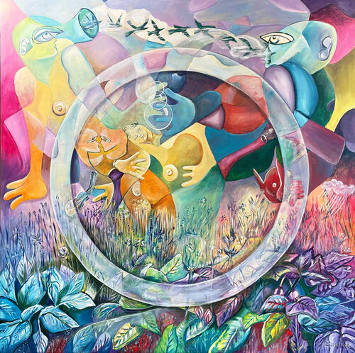 I had the chance to smell love par Eric & Mitja Zilverberg, Peinture en vente sur Singulart