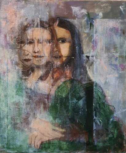 Monnalisa Escape di Monica Catto, Pittura in vendita su Singulart