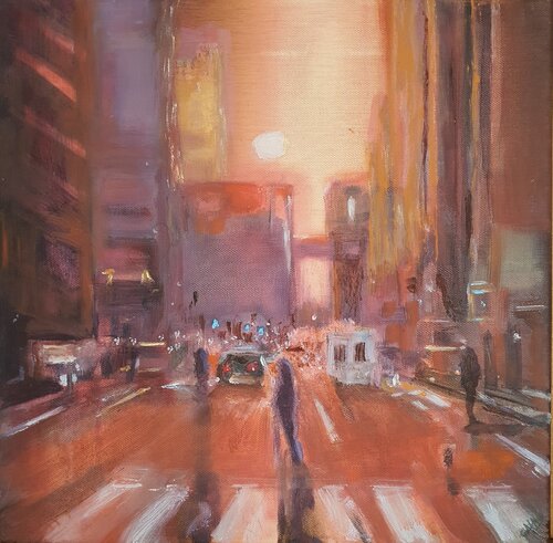 Sunset par Monica Catto, Peinture en vente sur Singulart