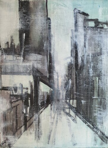 Cityscape di Monica Catto, Pittura in vendita su Singulart