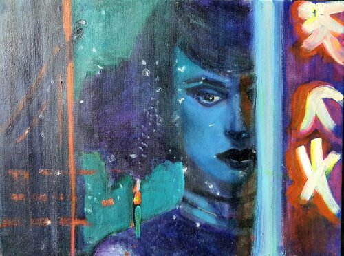 Elle a dit by Monica Catto, Painting for Sale on Singulart