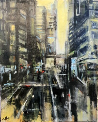 Cityscape von Monica Catto, Malerei kaufen auf Singulart