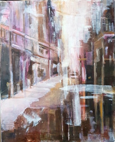 Cityscape di Monica Catto, Pittura in vendita su Singulart